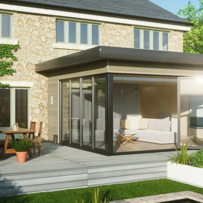 4m Dove – Light Grey Composite Decking – HR Dek 140