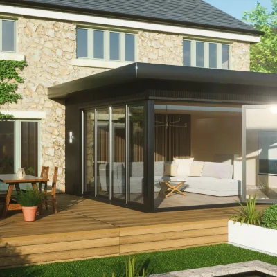 2.4m Teak – Brown Composite Decking – HR Dek 140