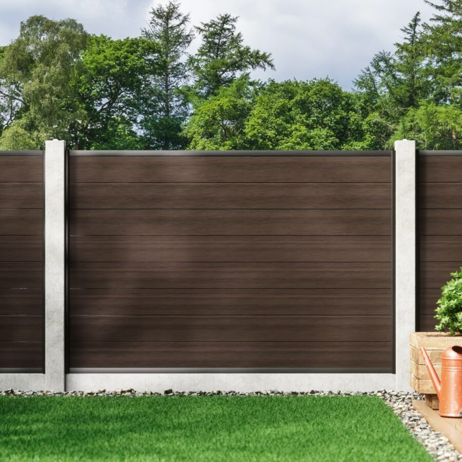 8 Panel Walnut Fencing - 1.2m