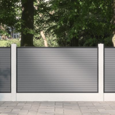 0.9m Stone Composite Fencing