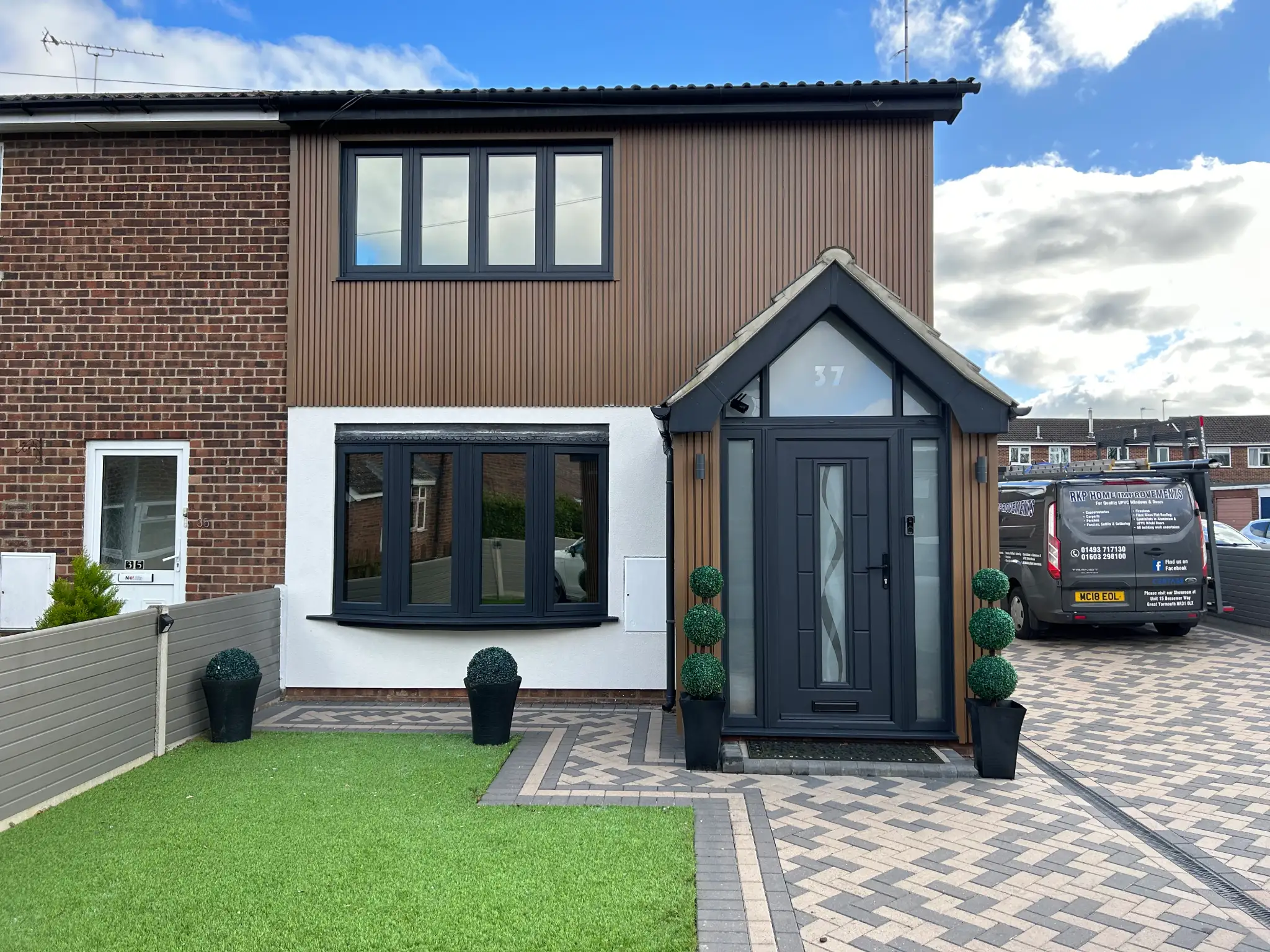 3m Mocha Castellated Exterior Cladding