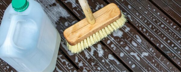 Dark Brown Composite Decking