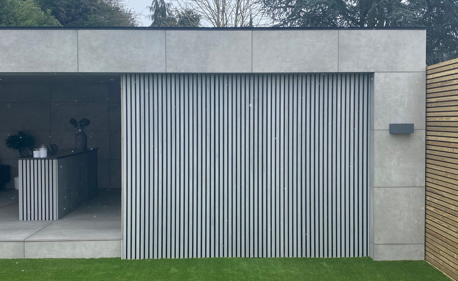 Grey Composite Cladding