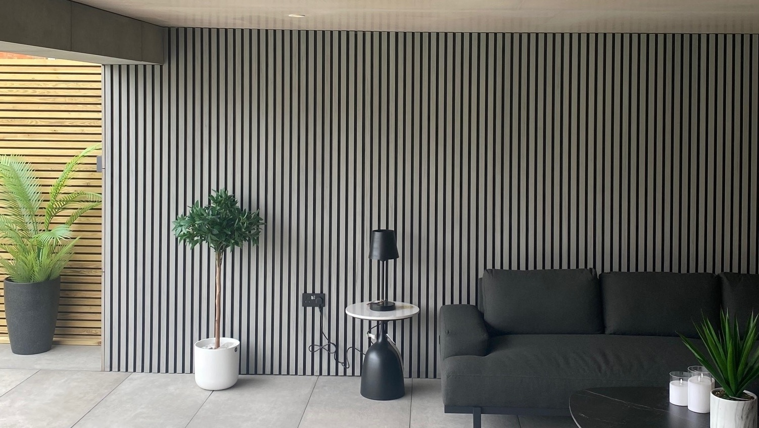 Grey composite cladding