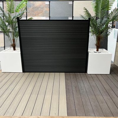 1.2m Black Composite Fencing