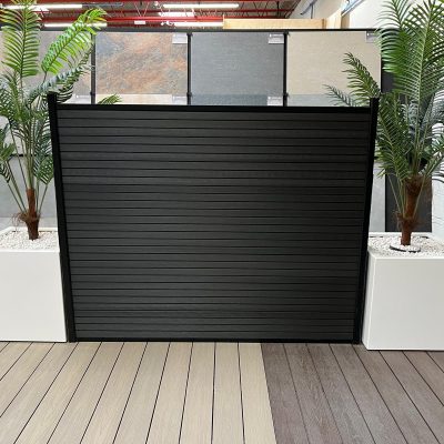 1.5m Black Composite Fencing