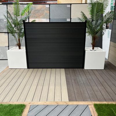 1.8m Black Composite Fencing