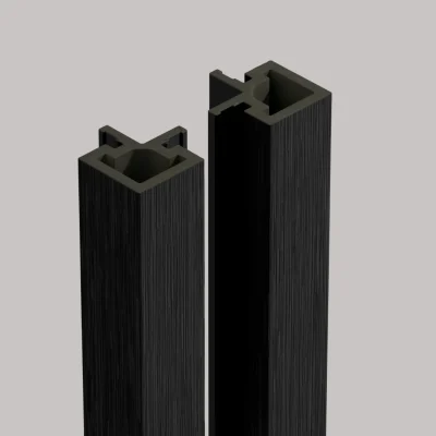 Exterior Cladding Corner Trims Black