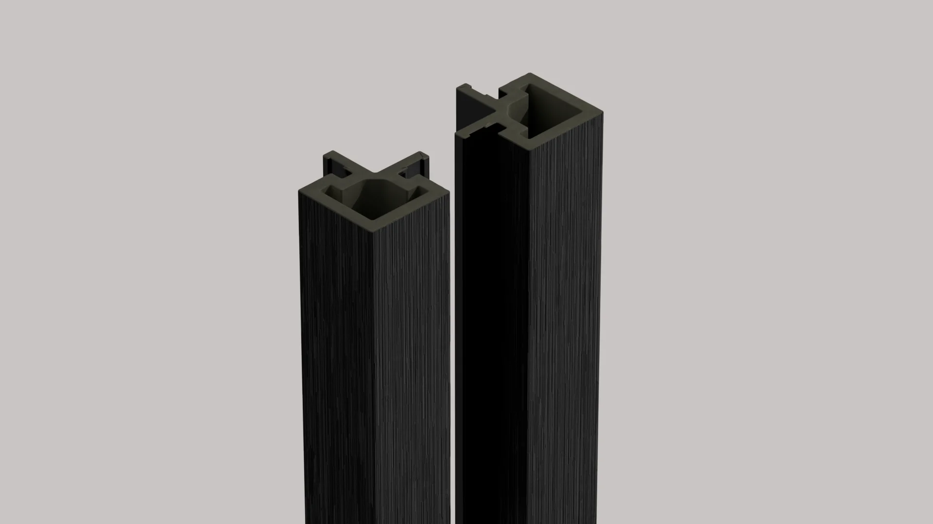 Exterior Cladding Corner Trims Black