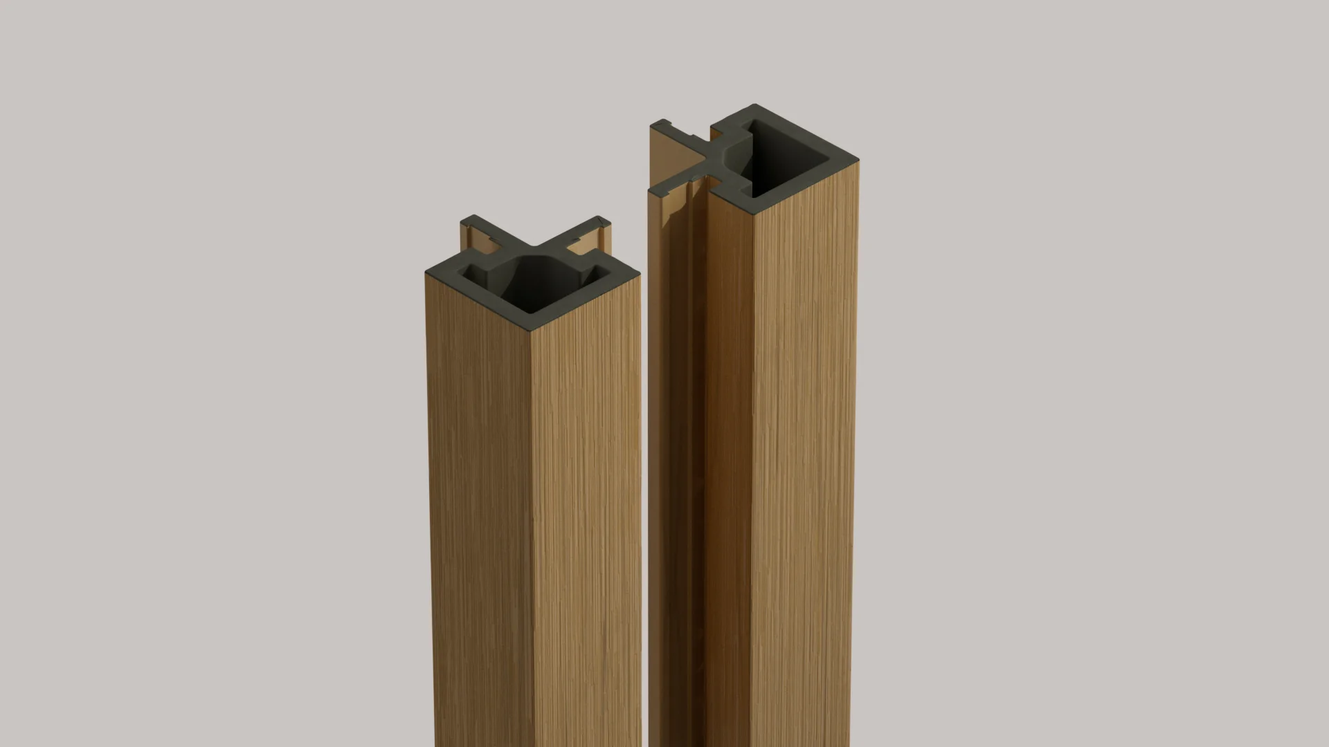 Exterior Cladding Corner Trims Natural Oak