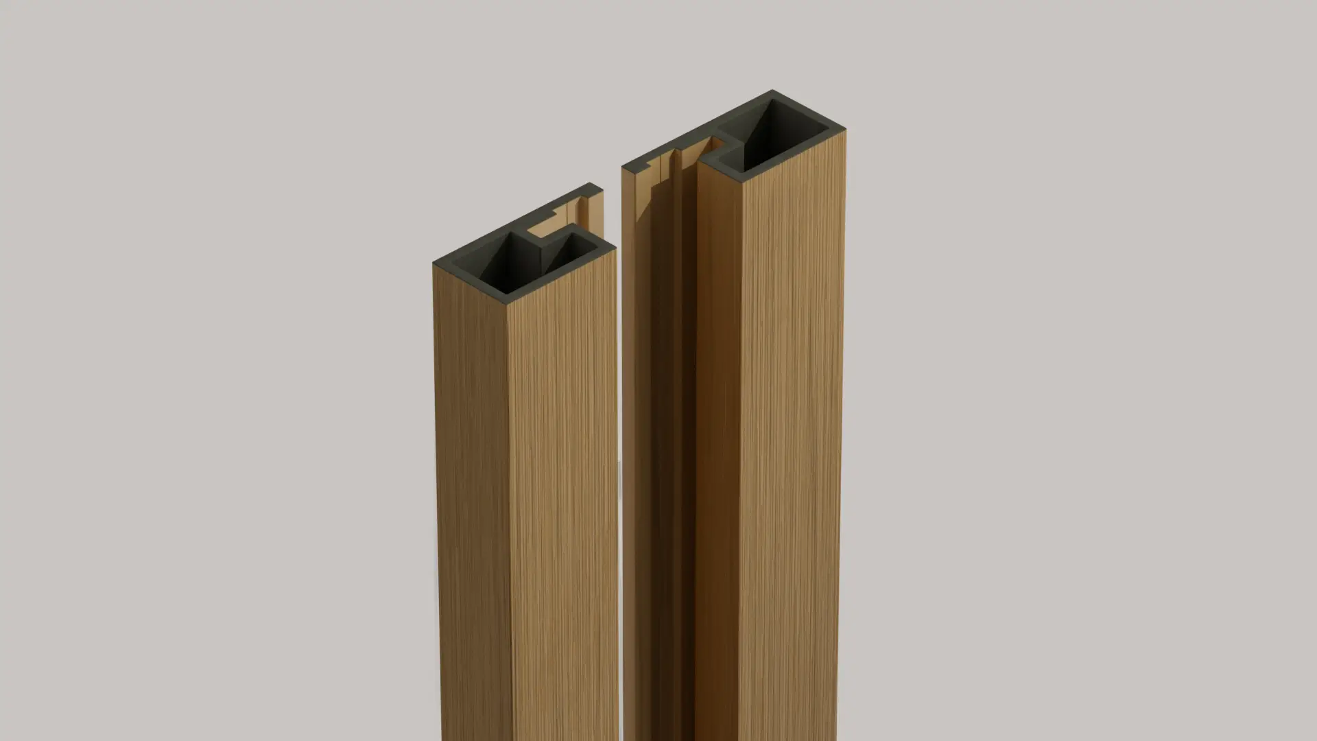 Exterior Cladding Start Trims Natural Oak